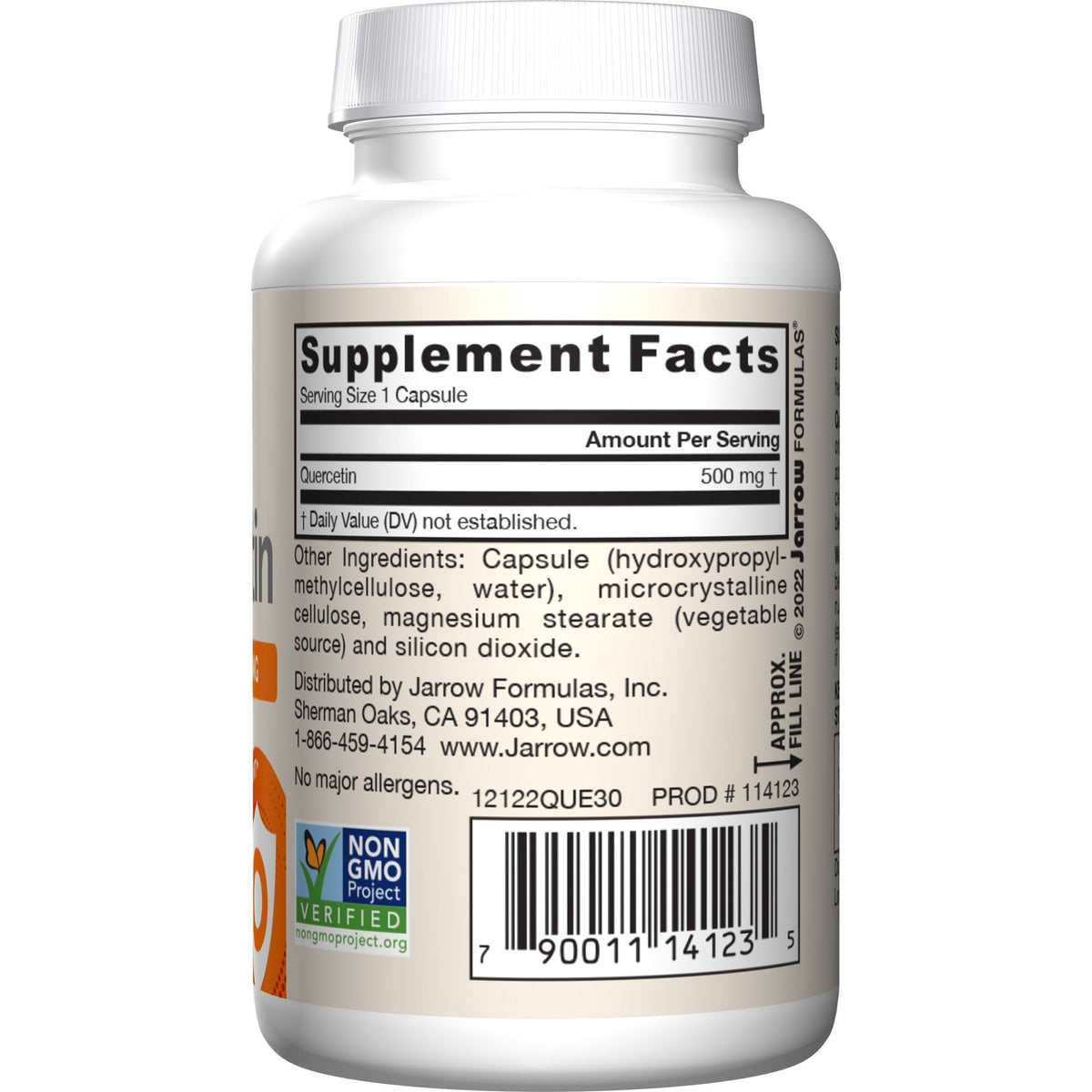 Jarrow Formulas Quercetin 500mg 30 VegCap