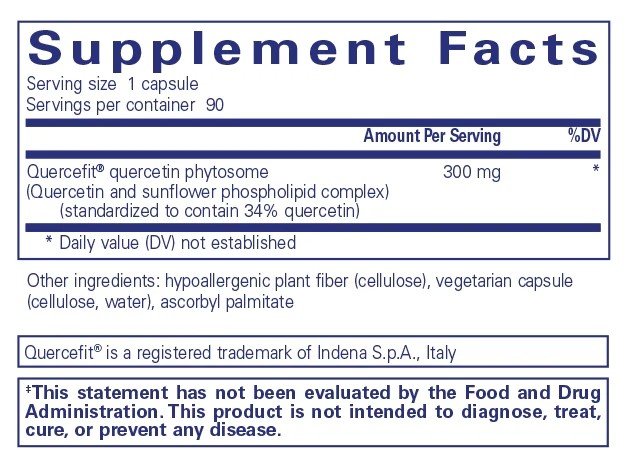 Pure Encapsulations Quercetin UltraSorb 60 Capsule