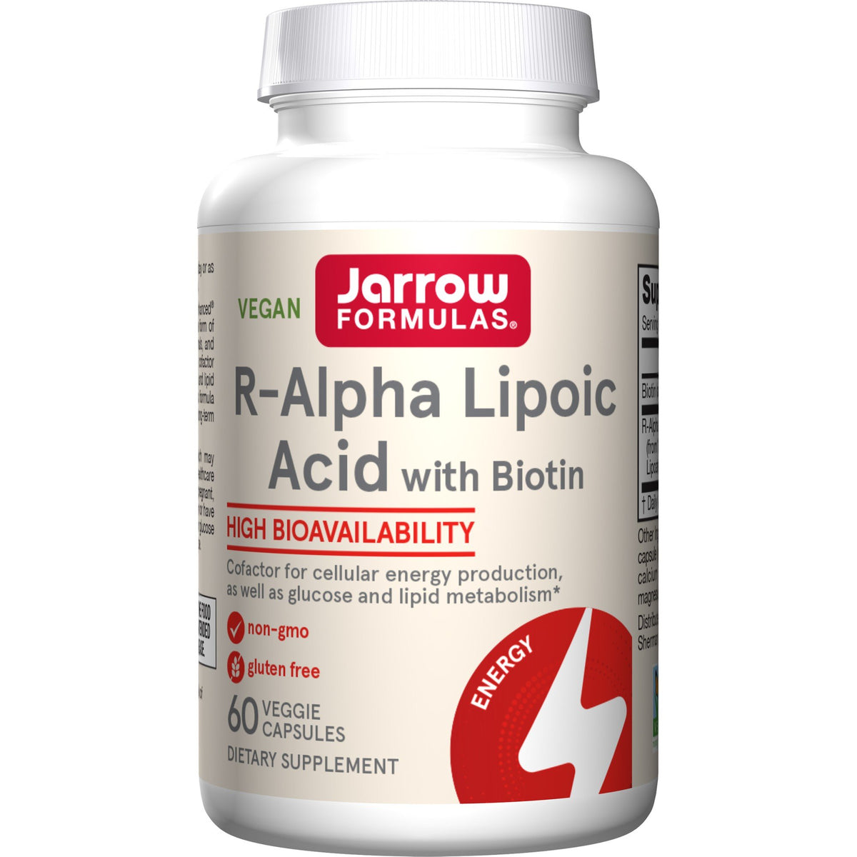 Jarrow Formulas R-Alpha Lipoic Acid 60 VegCap