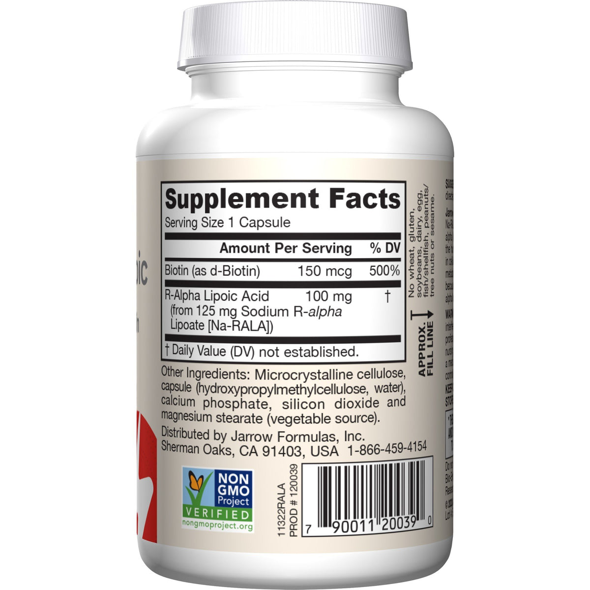 Jarrow Formulas R-Alpha Lipoic Acid 60 VegCap