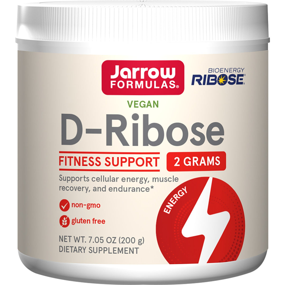 Jarrow Formulas Ribose 200 g Powder