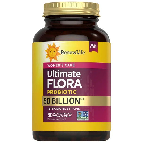 Renew Life Ultimate Flora Women's Vaginal Probiotic 50 Billion 30 VegCap