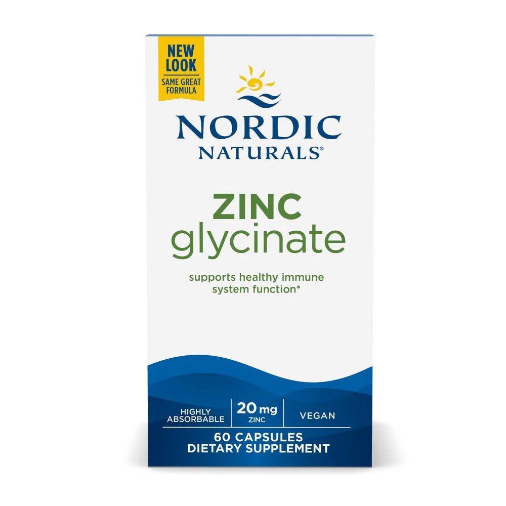 Nordic Naturals Zinc Glycinate 60 Capsule