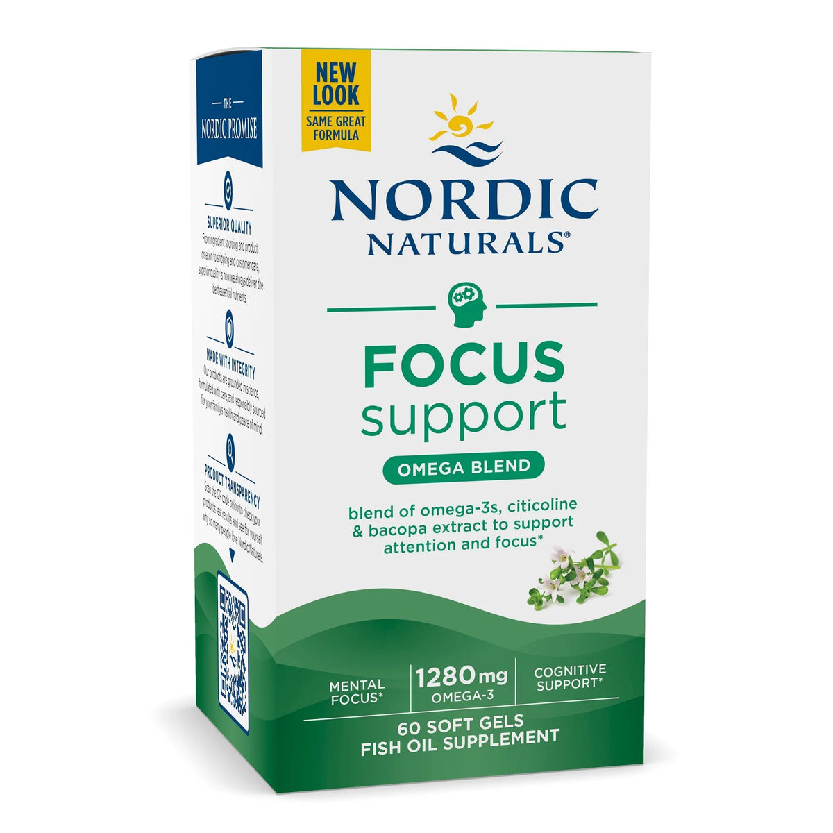 Nordic Naturals Focus Support Omega Blend 60 Softgel