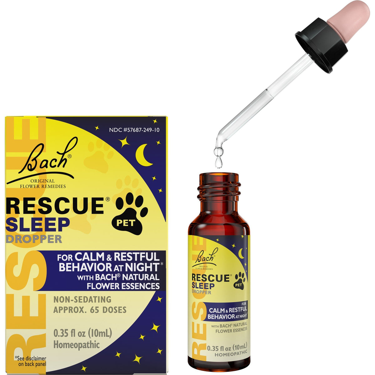 Bach Rescue Sleep Pet Dropper 0.35 fl oz (10 mL) Liquid