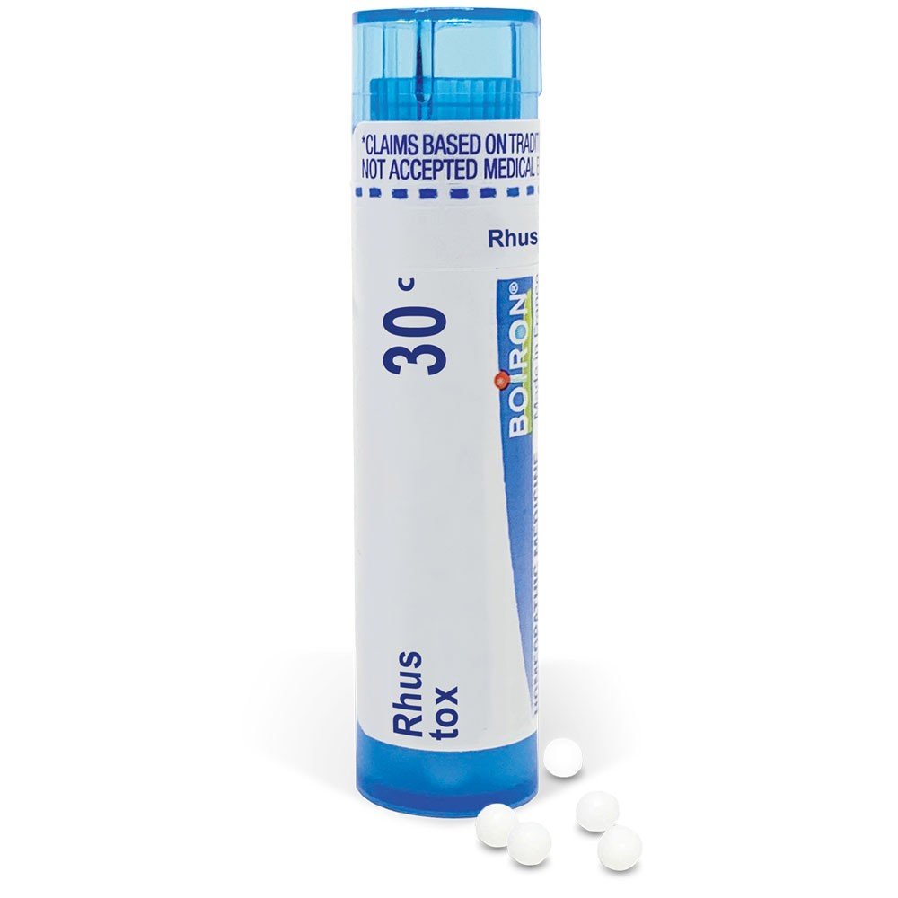 Boiron Rhus Tox 30C Homeopathic Single Medicine For Pain 80 Pellet