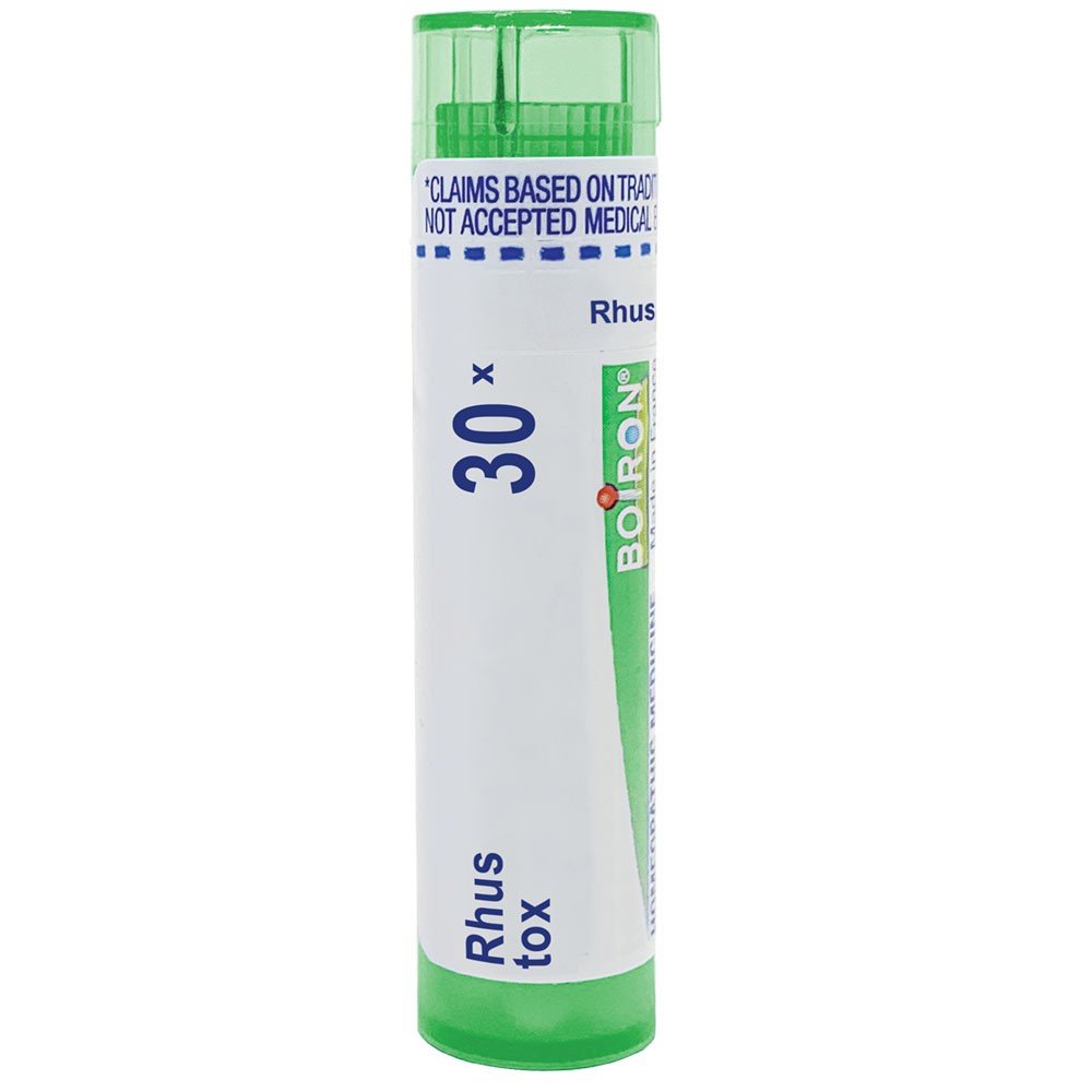 Boiron Rhus Tox 30X Homeopathic Single Medicine For Pain 80 Pellet