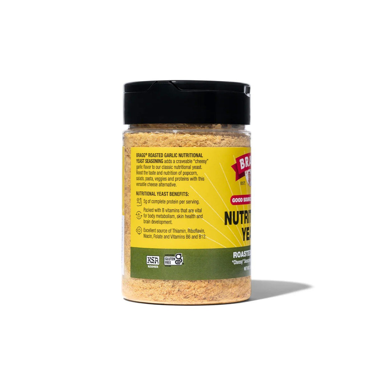 Bragg Nutritional Yeast - Roasted Garlic 3 oz Flakes