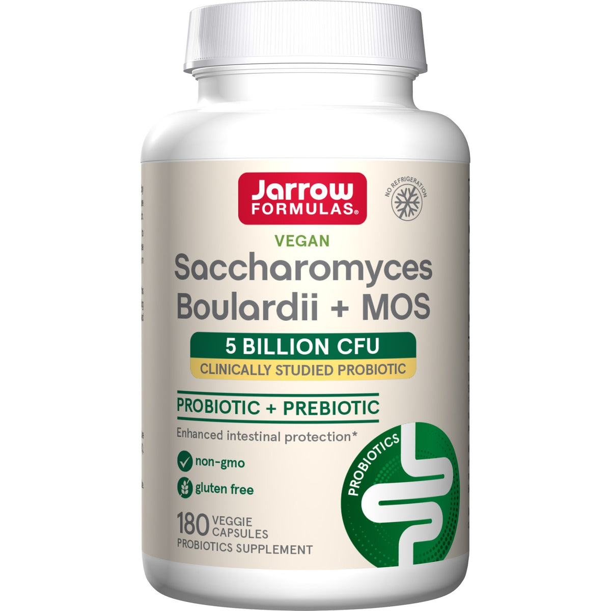 Jarrow Formulas Saccharomyces Boulardii + MOS 180 VegCap