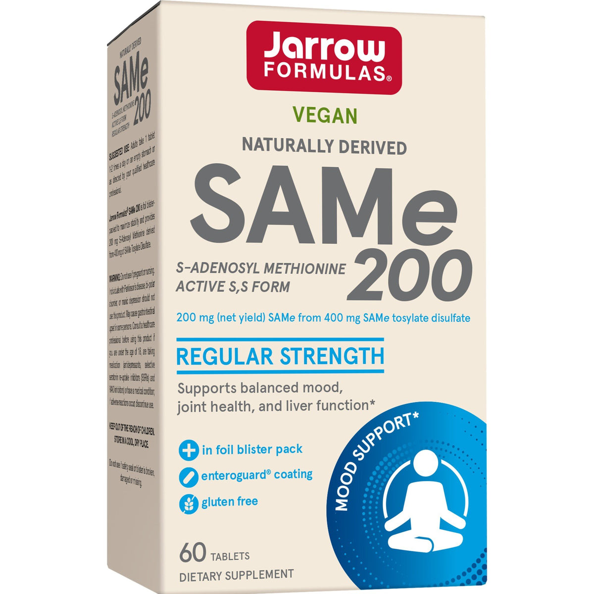 Jarrow Formulas SAMe 200mg 60 Tablet