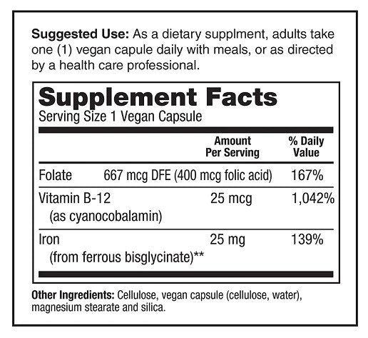 PlantFusion Vegan Complete Iron 90 VegCap