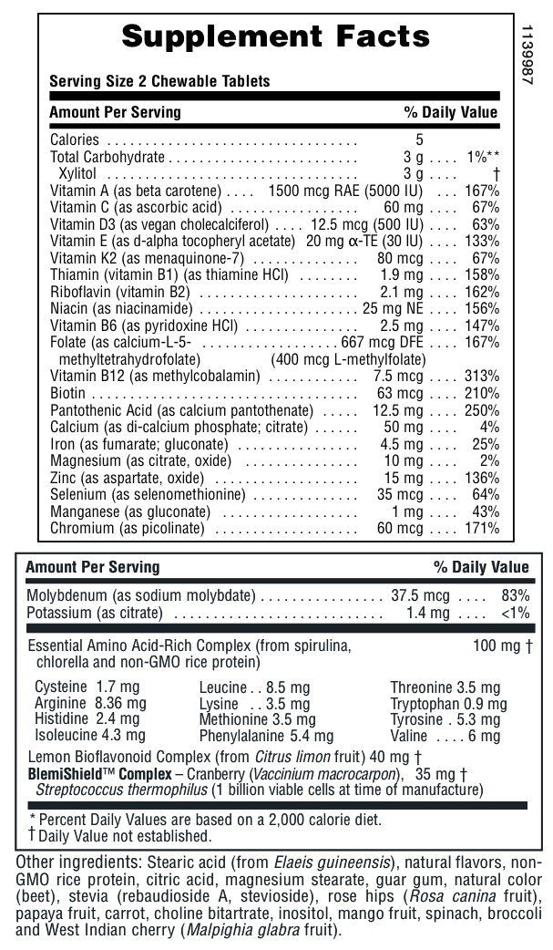 Nature&#39;s Plus Power Teen For Him Multi 60 Chewable