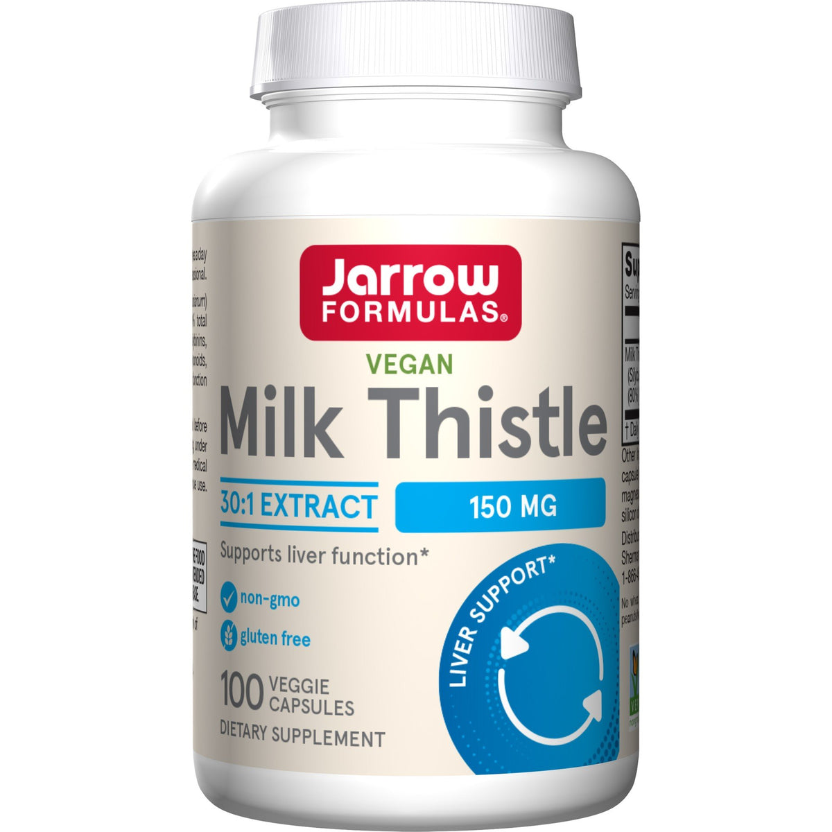 Jarrow Formulas Milk Thistle (Silymarin 80% Extract) 100 Capsule