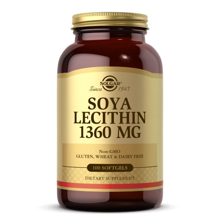 Solgar Soya Lecithin 1360mg 100 Softgel