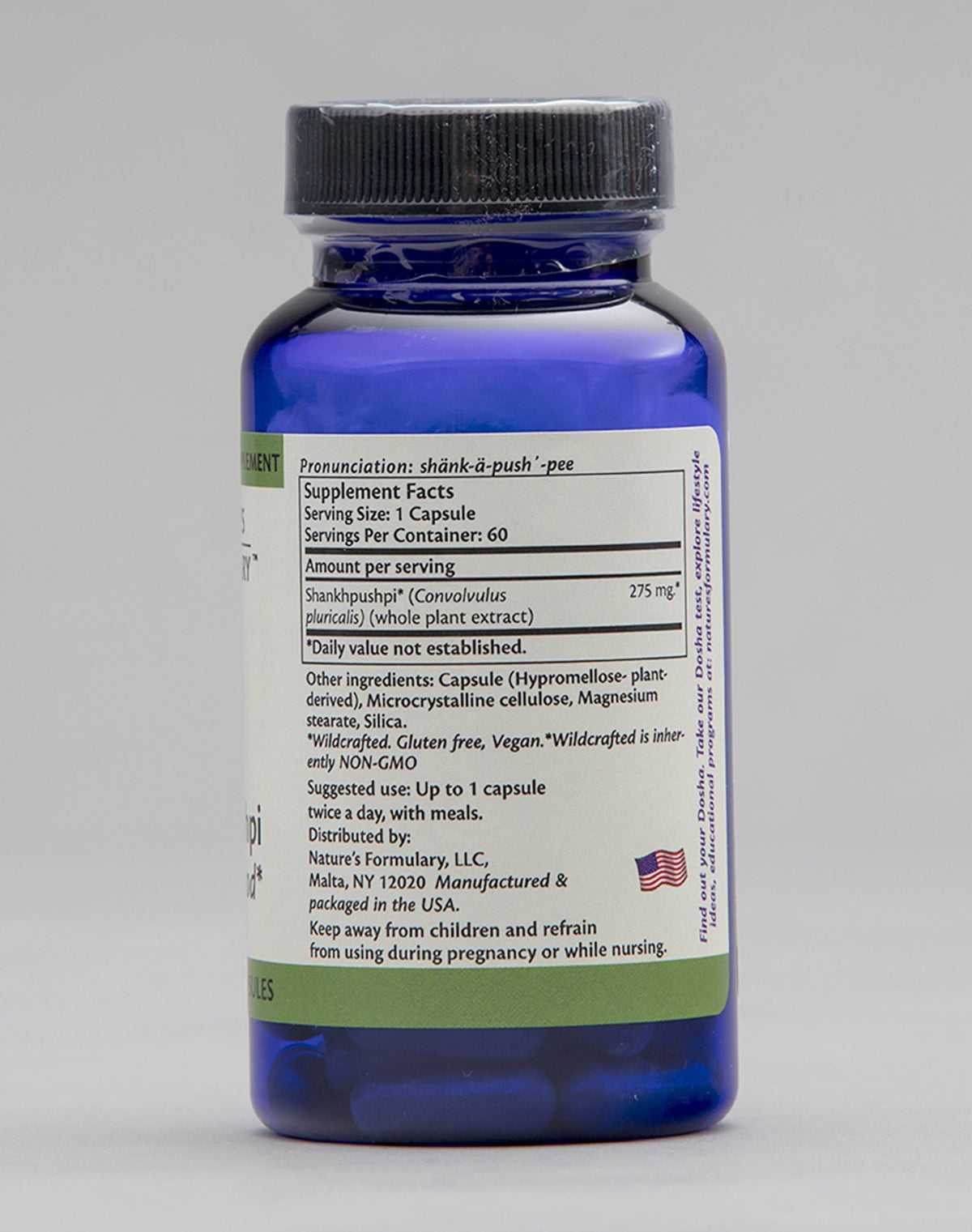 Nature&#39;s Formulary Shankhpushpi 50 VegCap