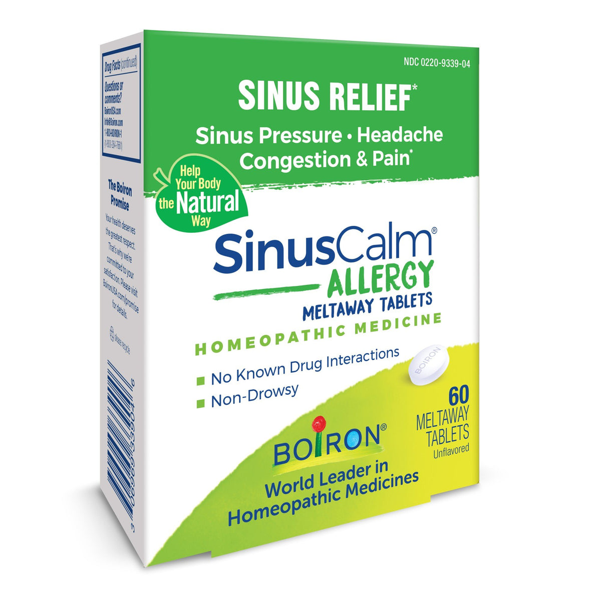 Boiron SinusCalm Allergy Homeopathic Medicine For Sinus Relief 60 Tablet