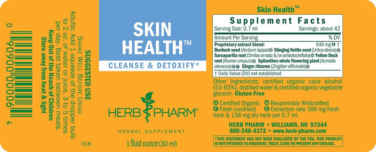 Herb Pharm Skin Health 1 oz Liquid