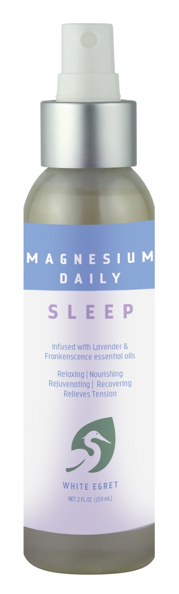 White Egret INC Magnesium Daily Sleep 2 oz Spray