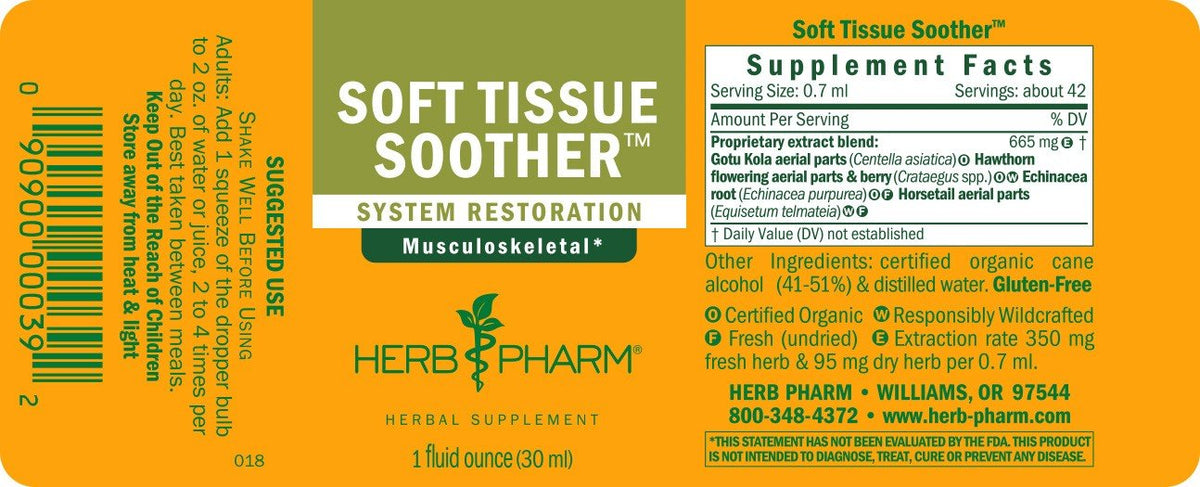 Herb Pharm Soft Tissue Soother 1 oz Liquid