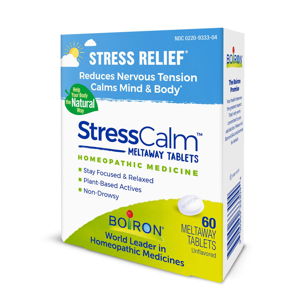 Boiron StressCalm Homeopathic Medicine For Stress Relief 60 VegCap