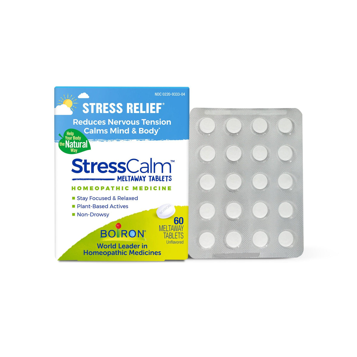 Boiron StressCalm Homeopathic Medicine For Stress Relief 60 Tablet