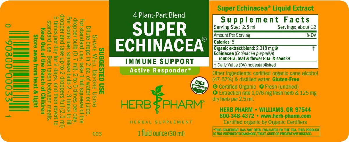 Herb Pharm Super Echinacea Extract 1 oz Liquid