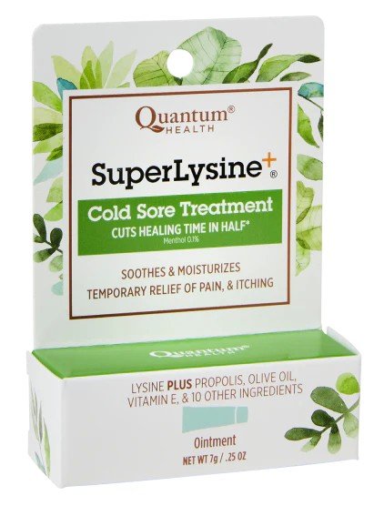 Quantum Health Super Lysine + Cold Sore Treatment .25oz (7g) Cream