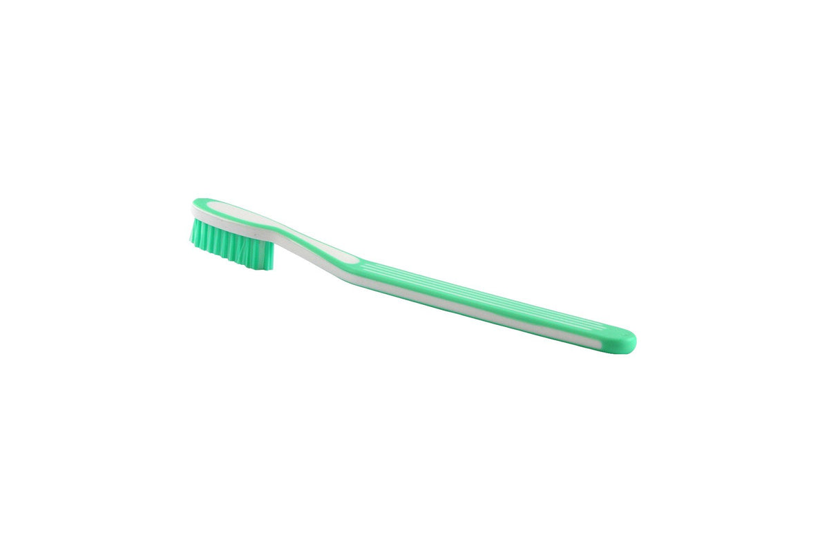 Bass Brushes Tooth Brush - Pin Striped Nylon l Bristle 1 Tooth Brush