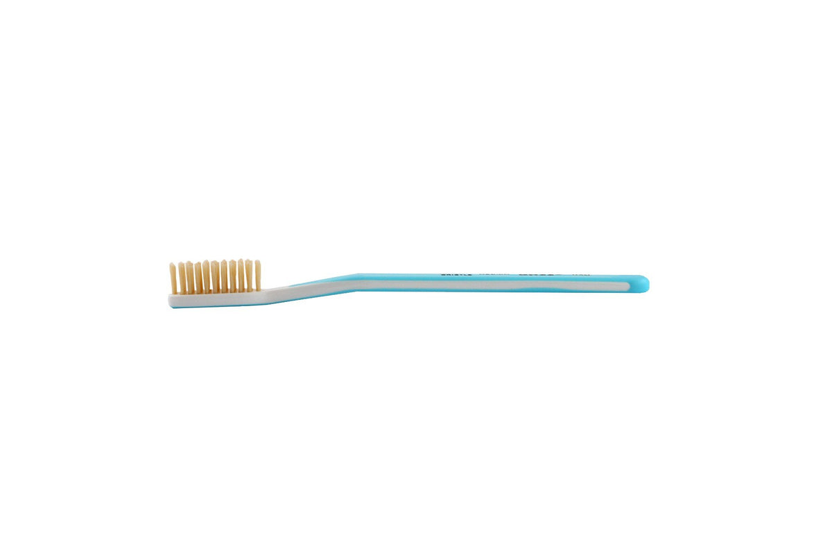 Bass Brushes Tooth Brush - Plastic Pin Striped Handle - Natural Bristle 1 Tooth Brush