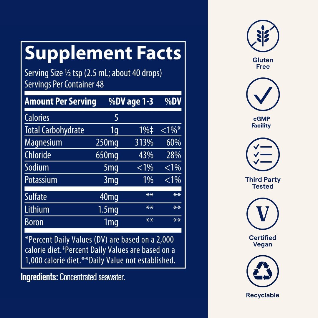 Trace Minerals ConcenTrace Trace Mineral Drops - Glass 4 oz Liquid