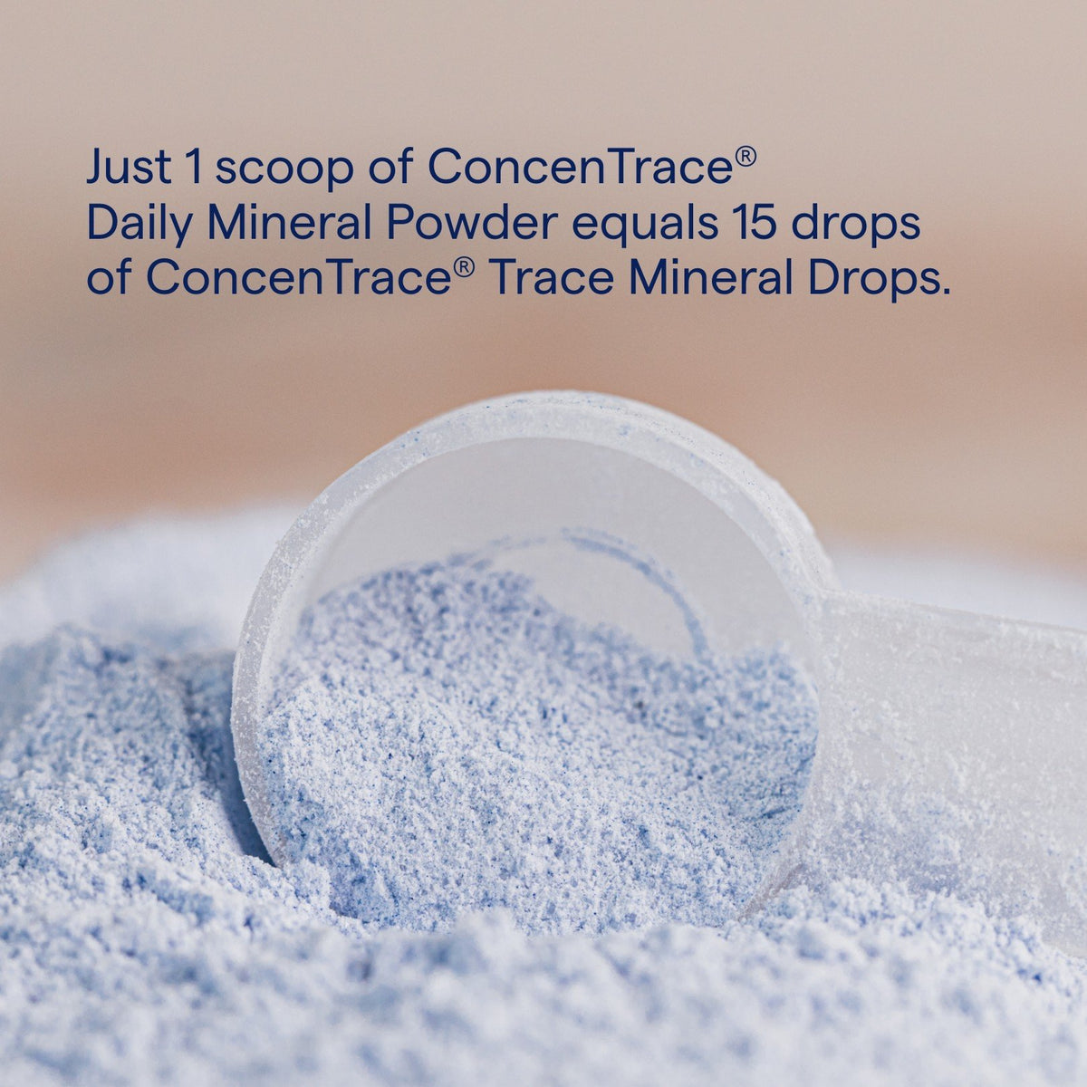 Trace Minerals ConcenTrace Daily Mineral Powder Blue Raspberry 132 g Powder