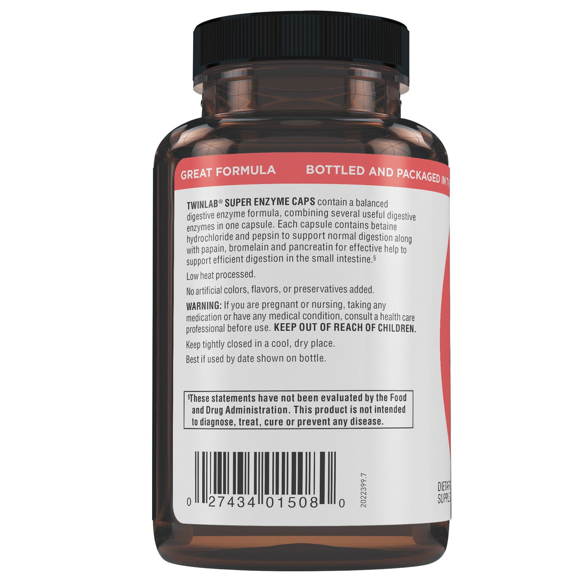 Twinlab, Inc Super Enzyme 50 Capsule