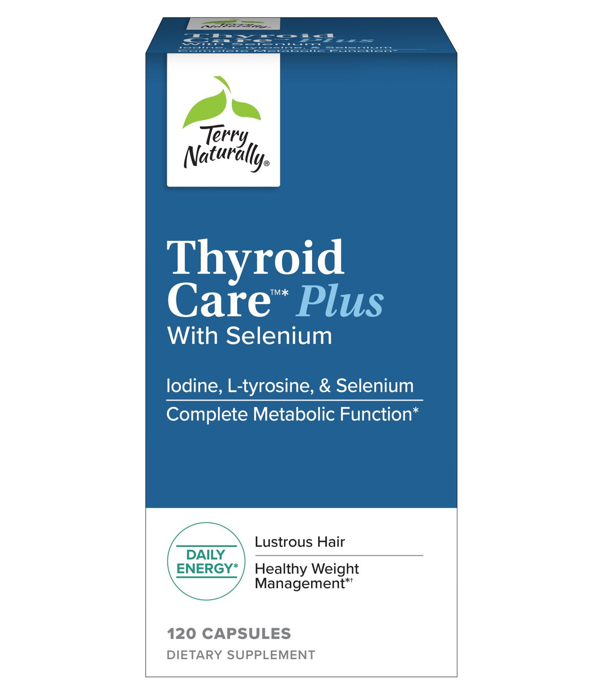 EuroPharma (Terry Naturally) Thyroid Care PLUS Selenium 120 Capsule