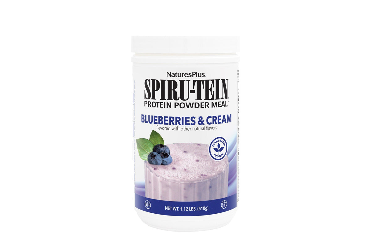 Nature's Plus Spiru-Tein (Spirutein) Blueberries & Cream 1.1 lbs Powder