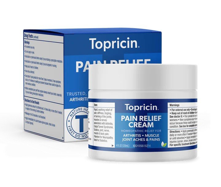 Topricin Pain Relief Cream 4 oz Cream