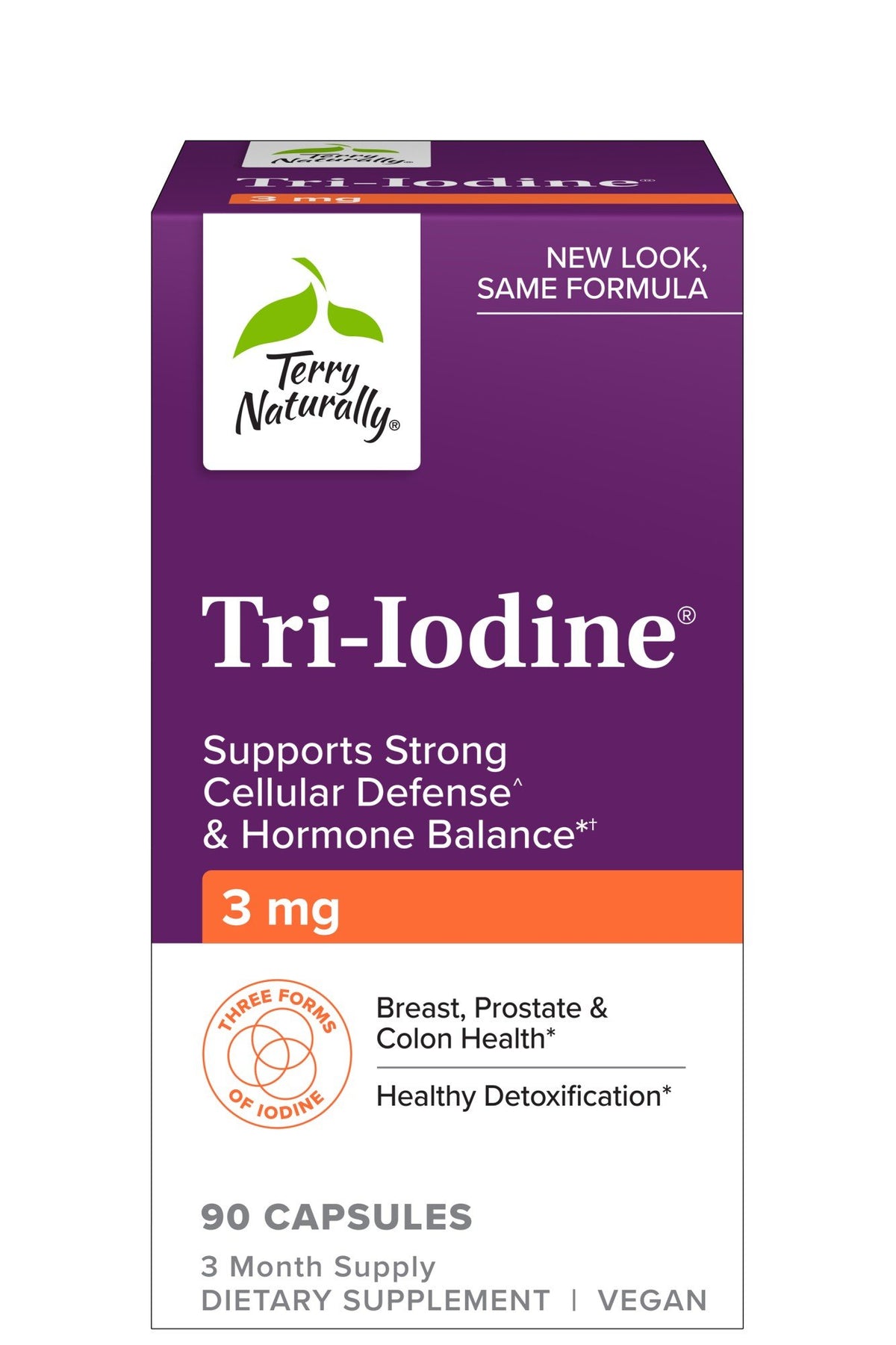 EuroPharma (Terry Naturally) Tri Iodine 3 mg 90 Capsule