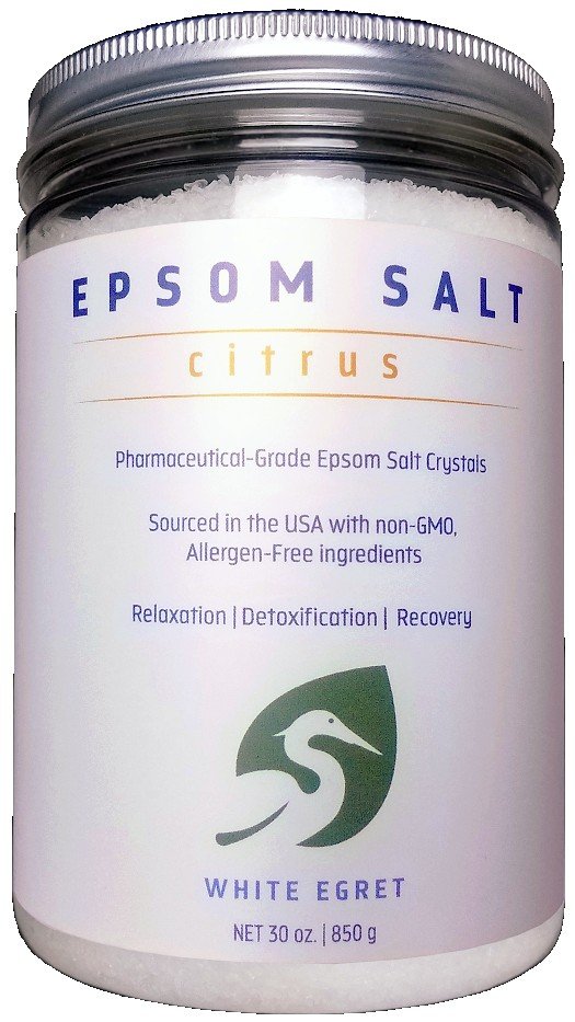White Egret INC Citrus Epsom Salt 30 oz Salt