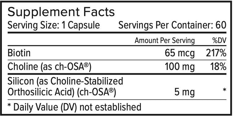 Biosil Advanced Hair Care + Nail Care 60 Capsule