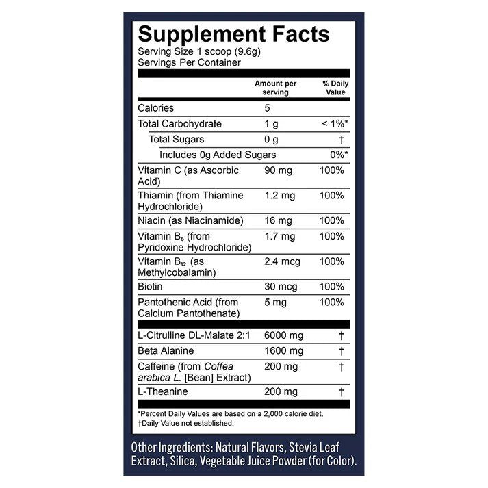 Vega Pre-Workout Energy Mango Passionfruit 8.5 oz Powder