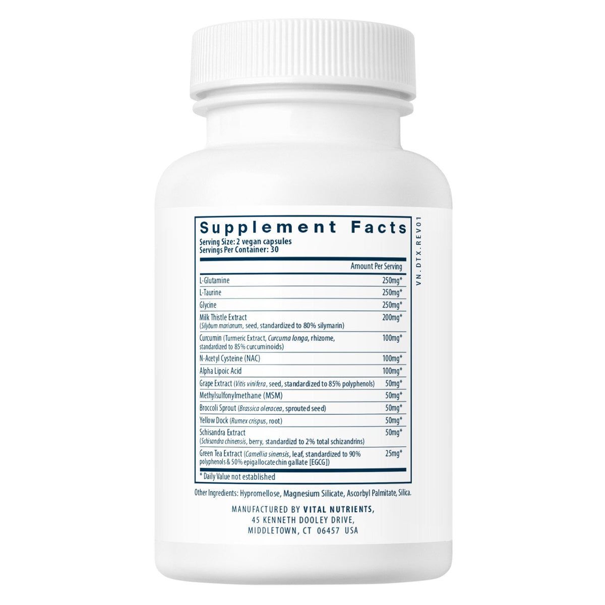 Vital Nutrients Detox Formula 60 Capsule