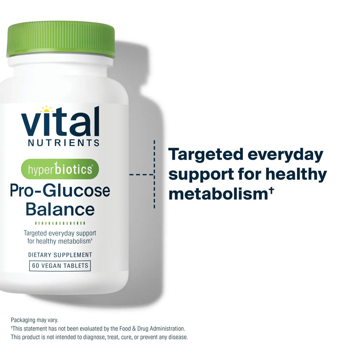 Vital Nutrients Hyperbiotics PRO-Glucose Balance 60 Vegan Tablets