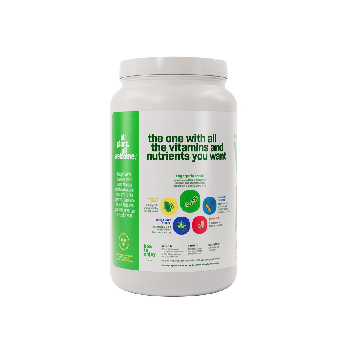 Vega Vega One Organic All-In-One Shake Coconut Almond 24.3 oz Powder