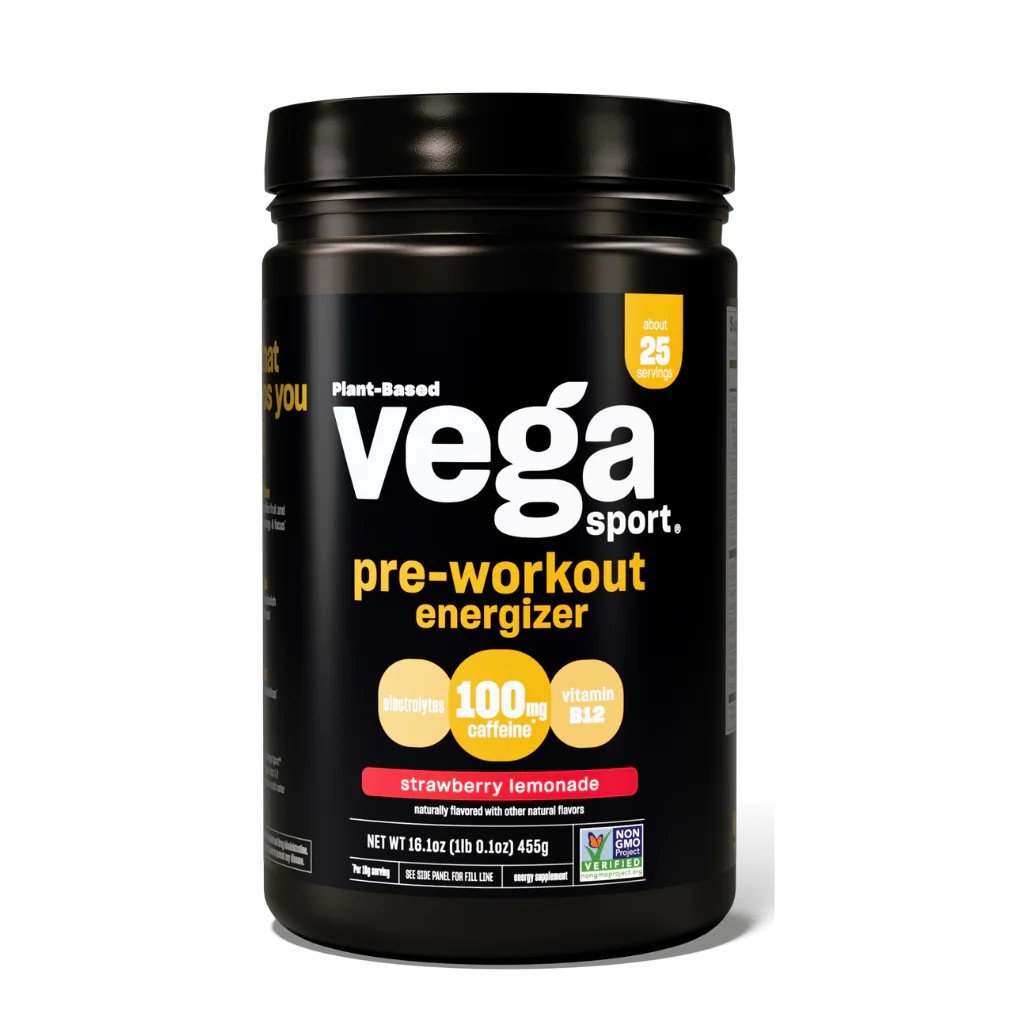 Vega Vega Sport Premium Energizer Strawberry Lemonade 16 oz Powder