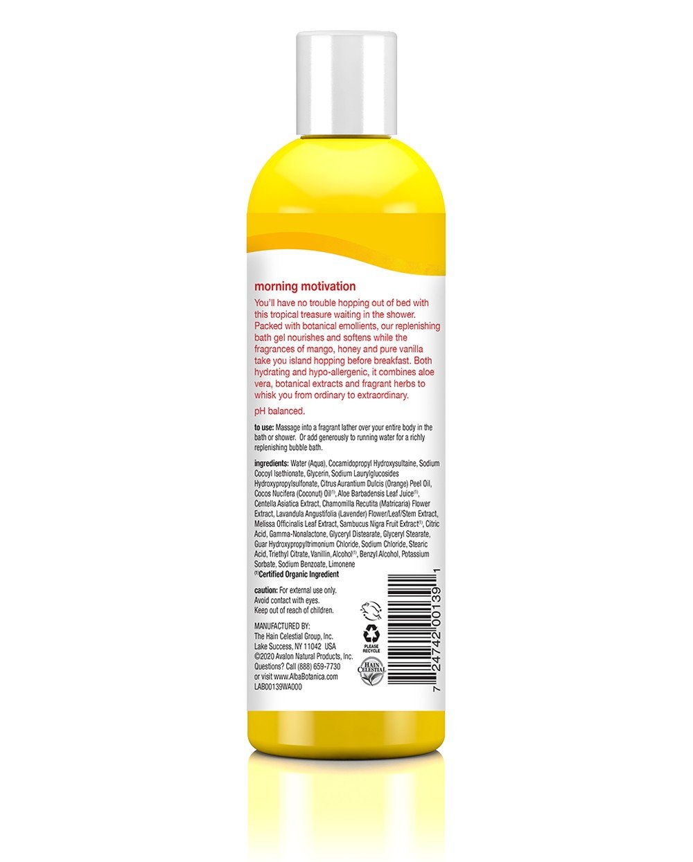 Alba Botanica Very Emollient Body Wash - Honey Mango 12 fl. oz. Liquid