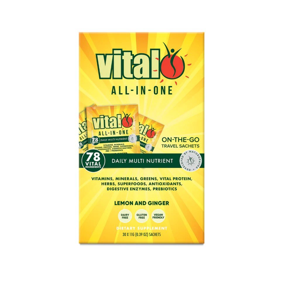 Vital All In One All in One - Lemon Ginger-30 Count 10 g Powder