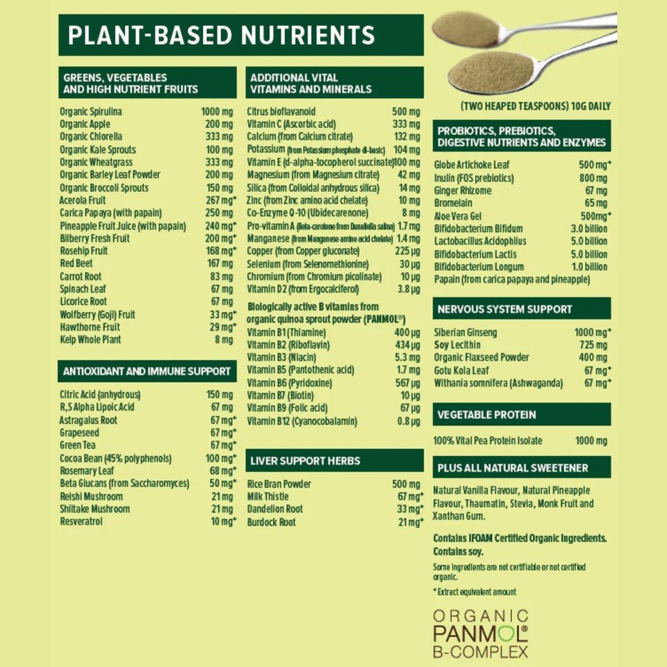 Vital All In One All in One - Lemon Ginger 120 g Powder