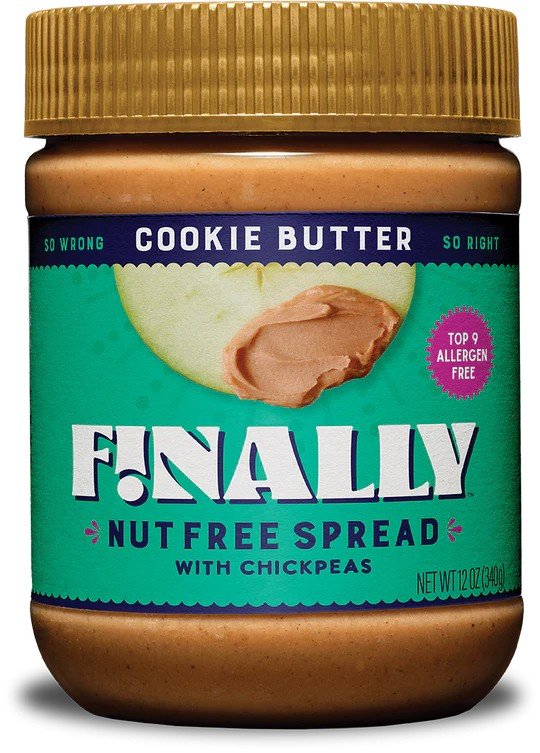 Finally! Cookie Butter-Nut Free Spread with Chickpeas 11 oz Spread