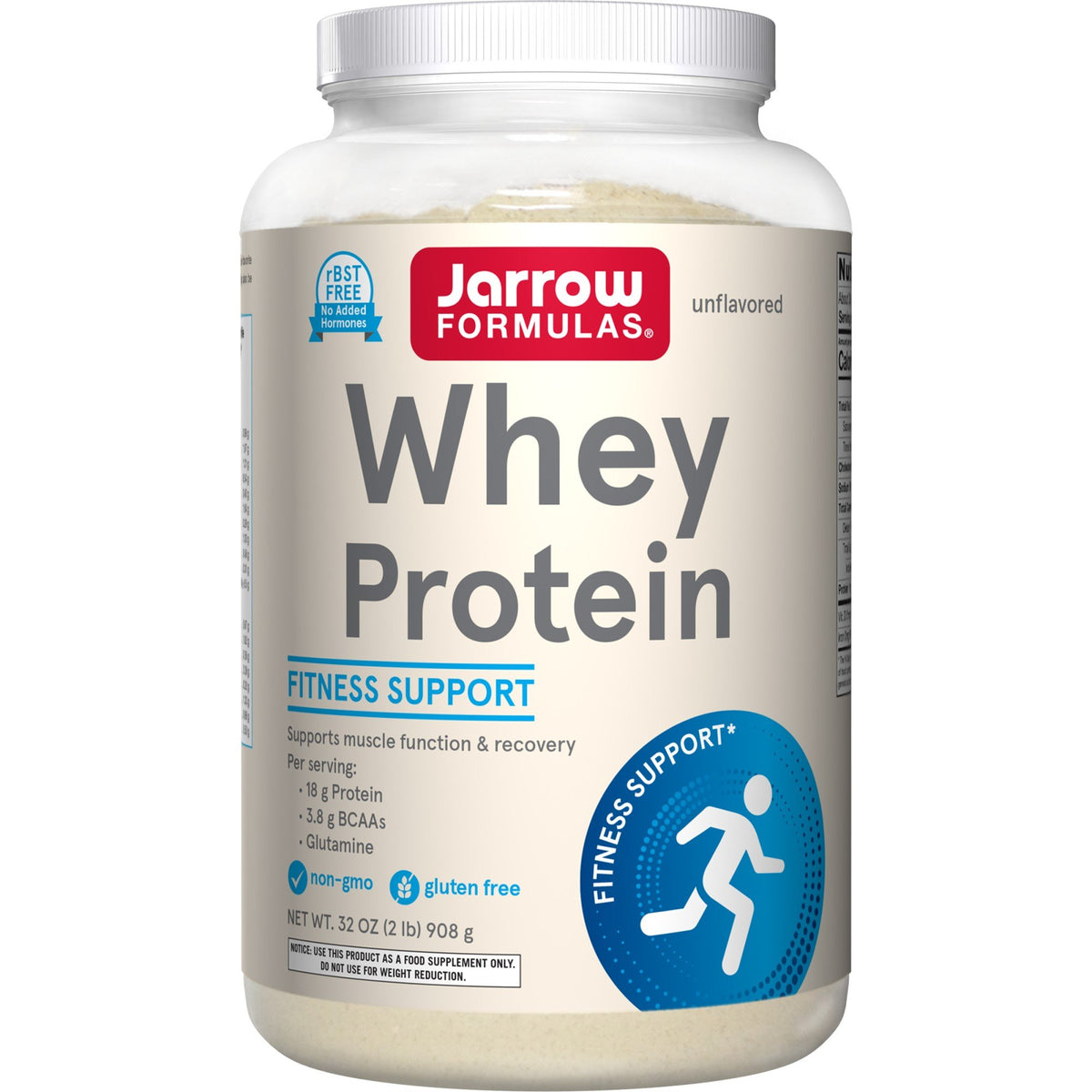 Jarrow Formulas Whey Protein-Unflavored 2 lbs Powder