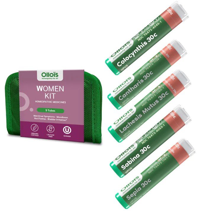 Ollois Homeopathics Homeopathic Women Kit - 5 tubes 80 per tube Pellet