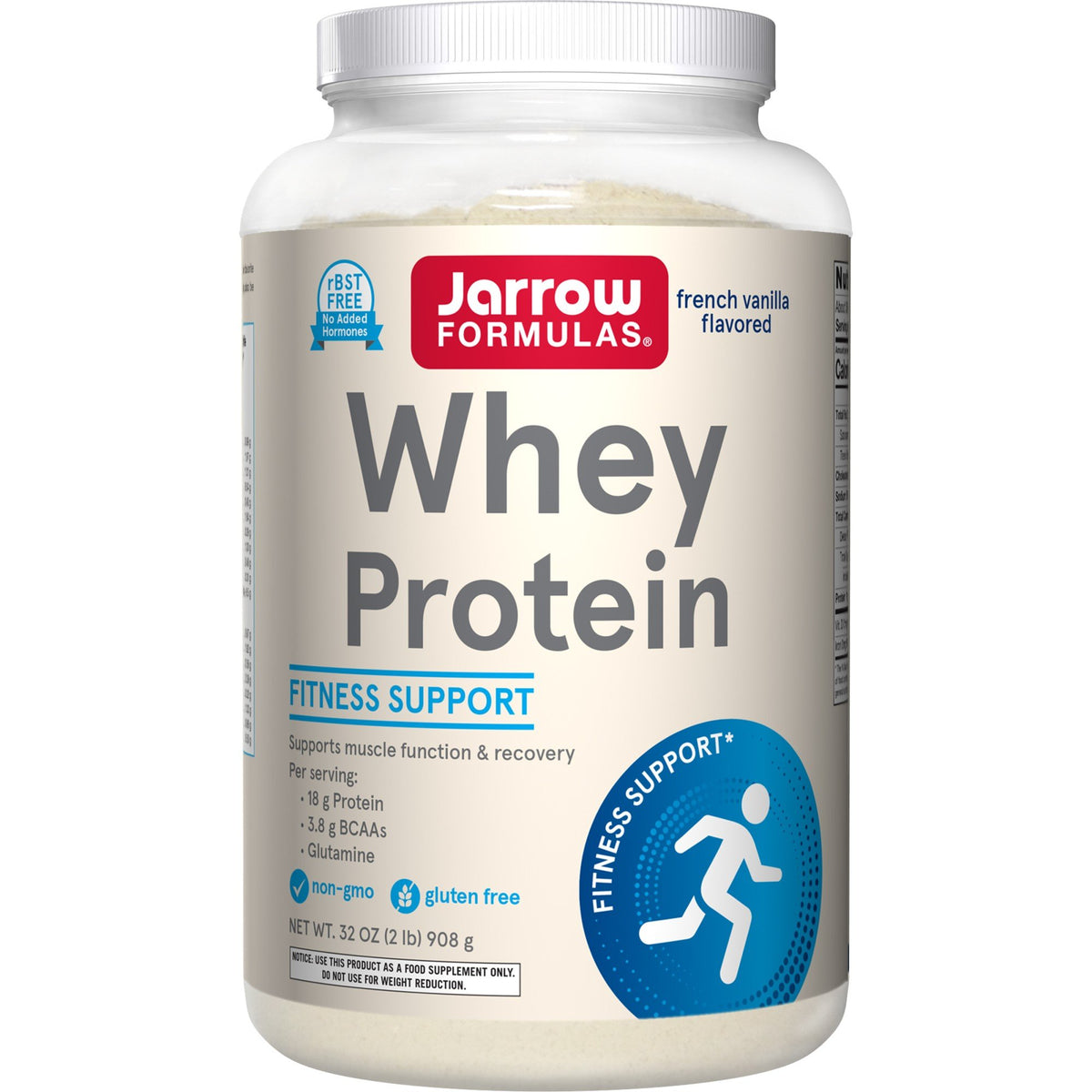 Jarrow Formulas Whey Protein-Vanilla 2 lbs Powder